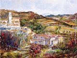 Tuscan Canvas Paintings - Tuscan Summer